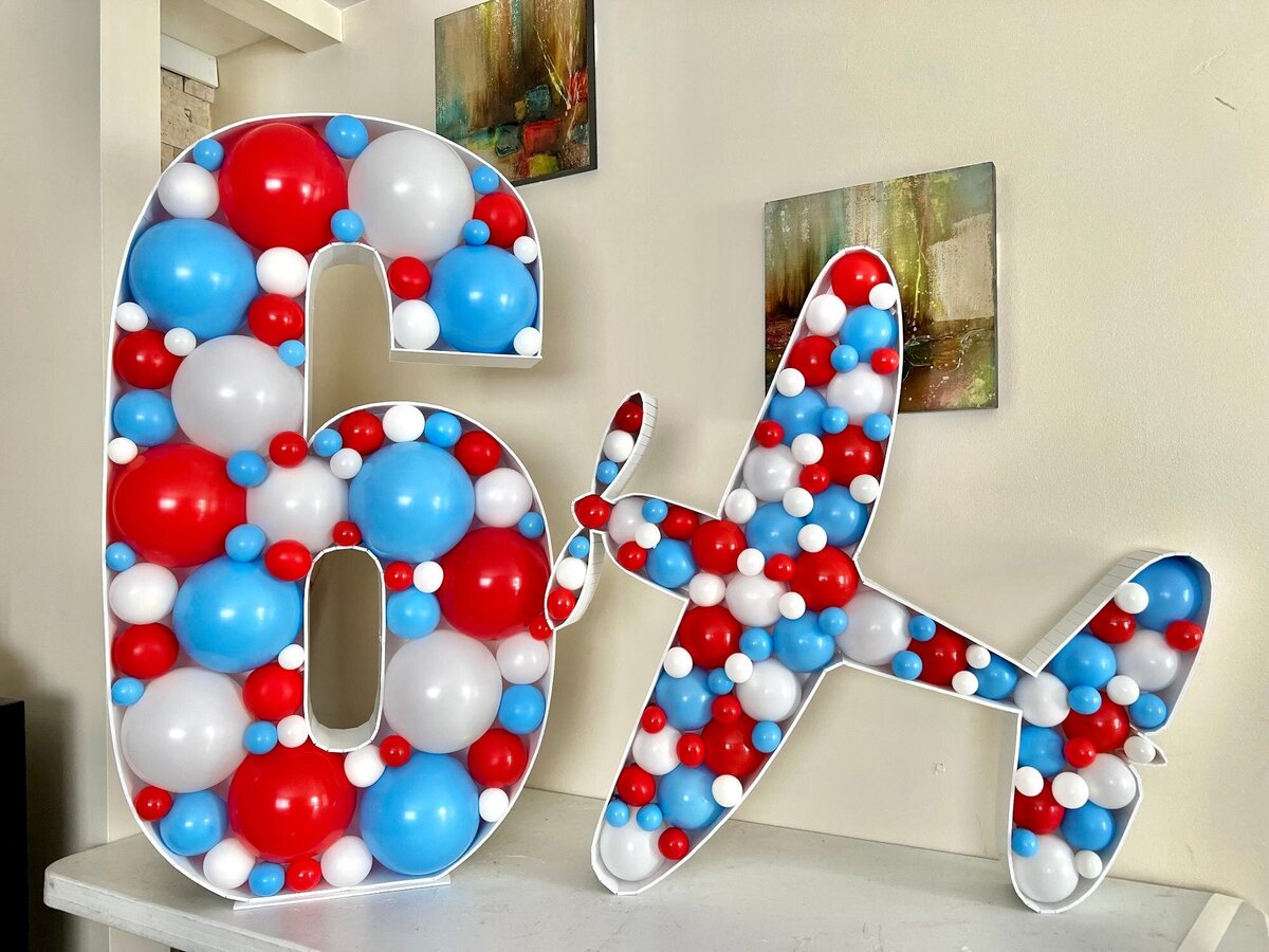 mosaic balloons airplane chicago