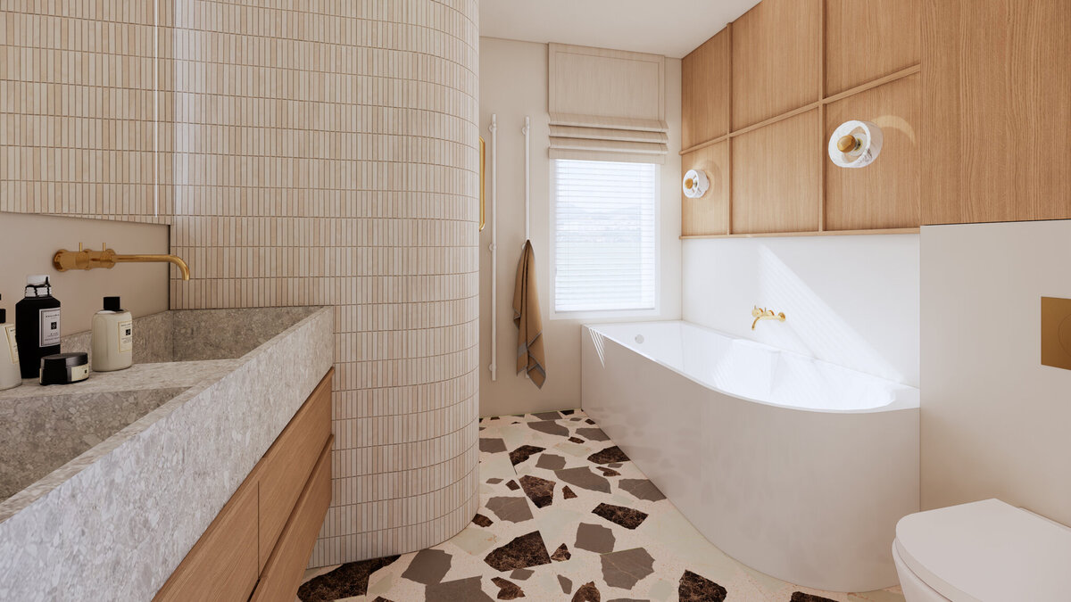 2. Badkamer 3D 14-4 met lamp