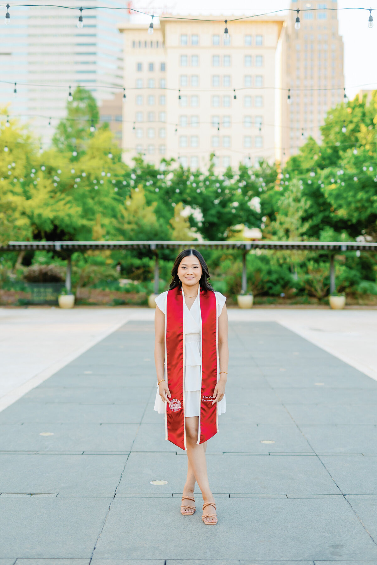 OU Senior photoshoot - Myriad Gardens OKC - Amanda Hitchen Photography-13