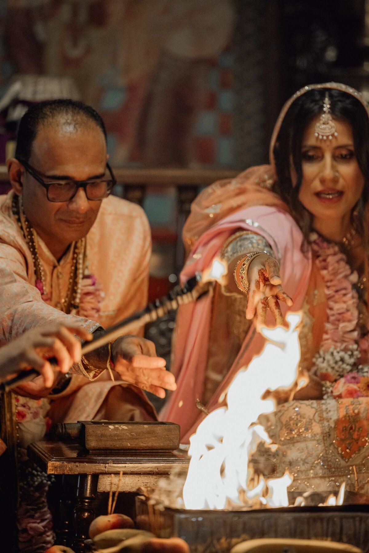 Ritual Indische Hochzeit Tempel
