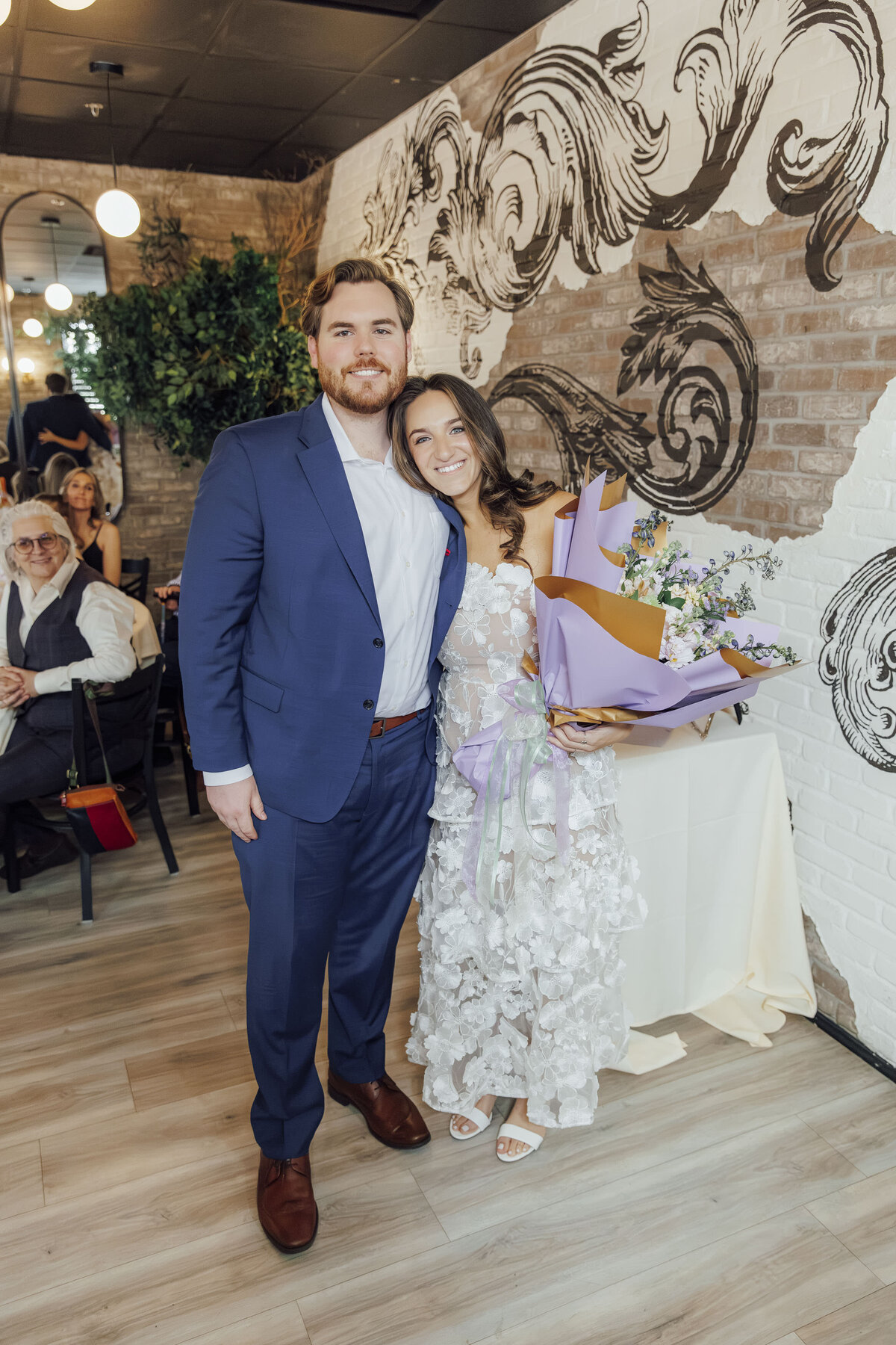 Bridal Shower Photographer | Bride-to-be enjoying her celebration surrounded by guests | Freehold, New Jersey