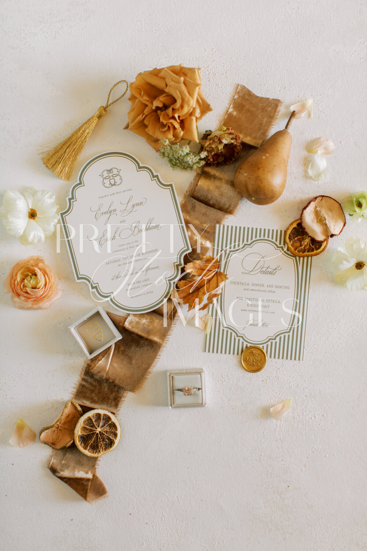 Pretty Stock Images - Fall Wedding Flat Lay-037