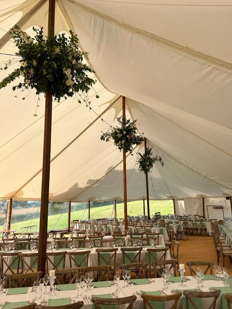MARQUEE POLE FLOWER CLOUDS 