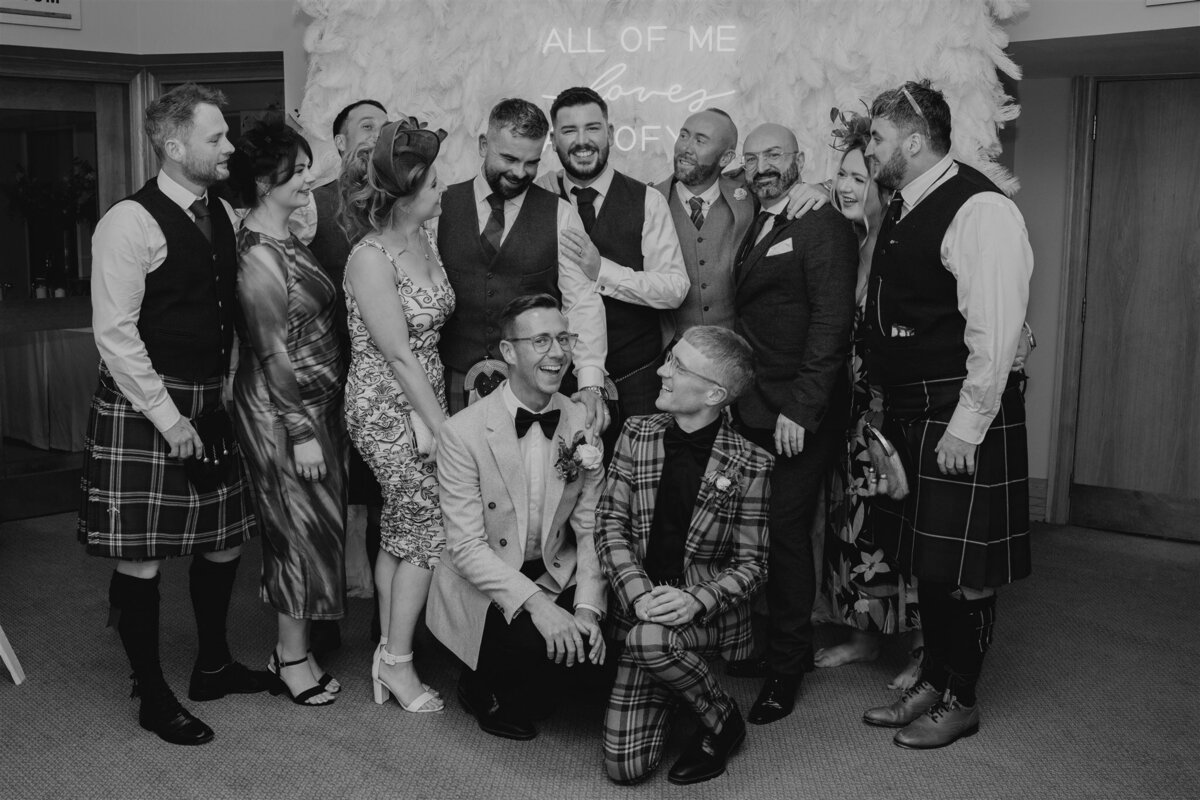 Aberdeen LGBTQ+ Wedding Photography by Aberdeen Wedding Photographer Scott Arlow - 75