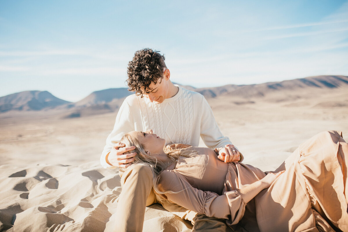 A Sand Dunes Engagement Photography Session - 24