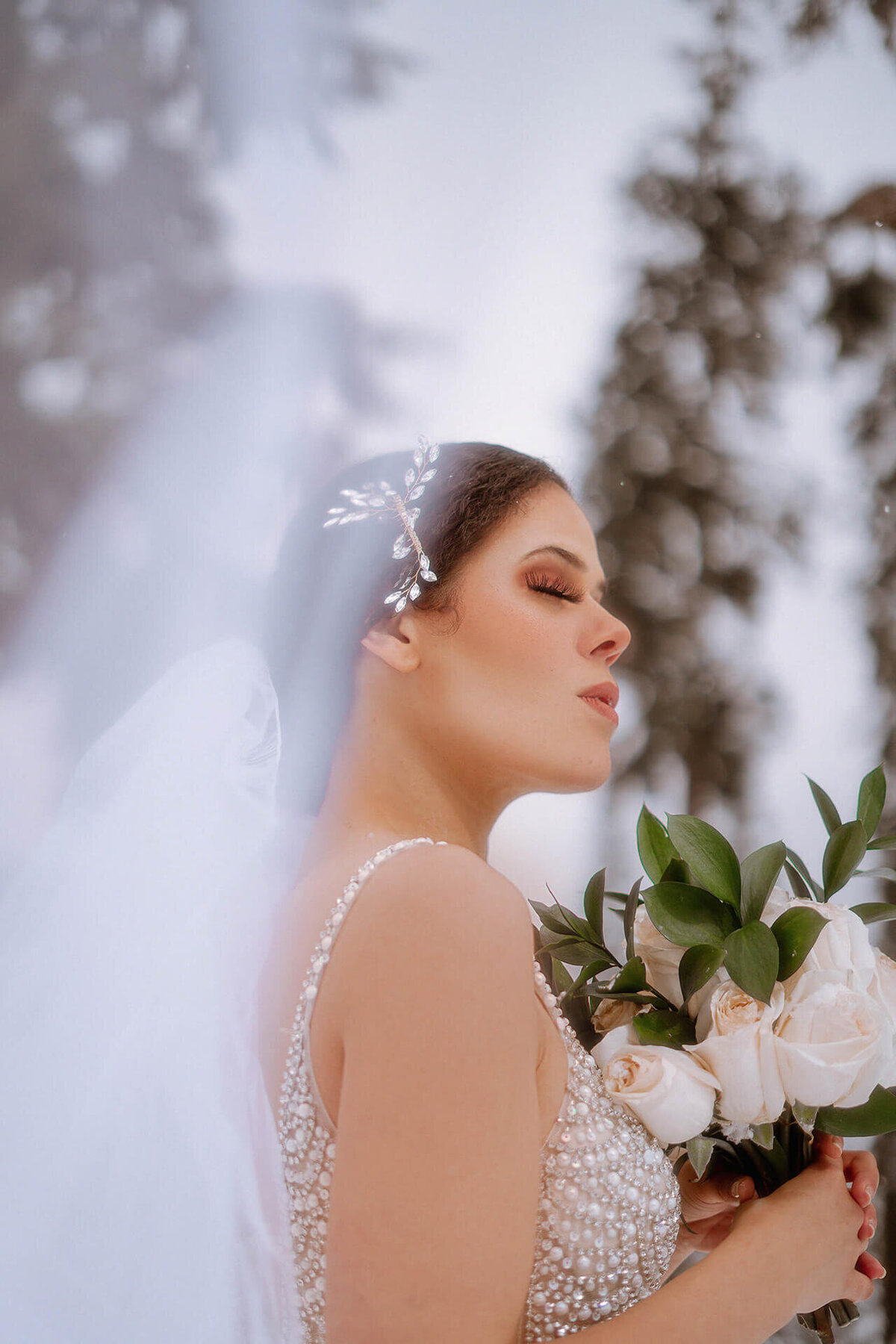 Mount Lassen Bridal Portraits (3)
