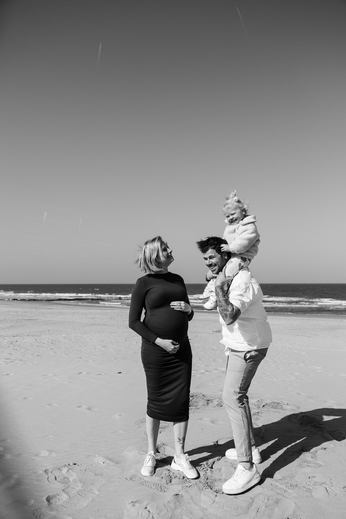 zwangerschapsshoot strand