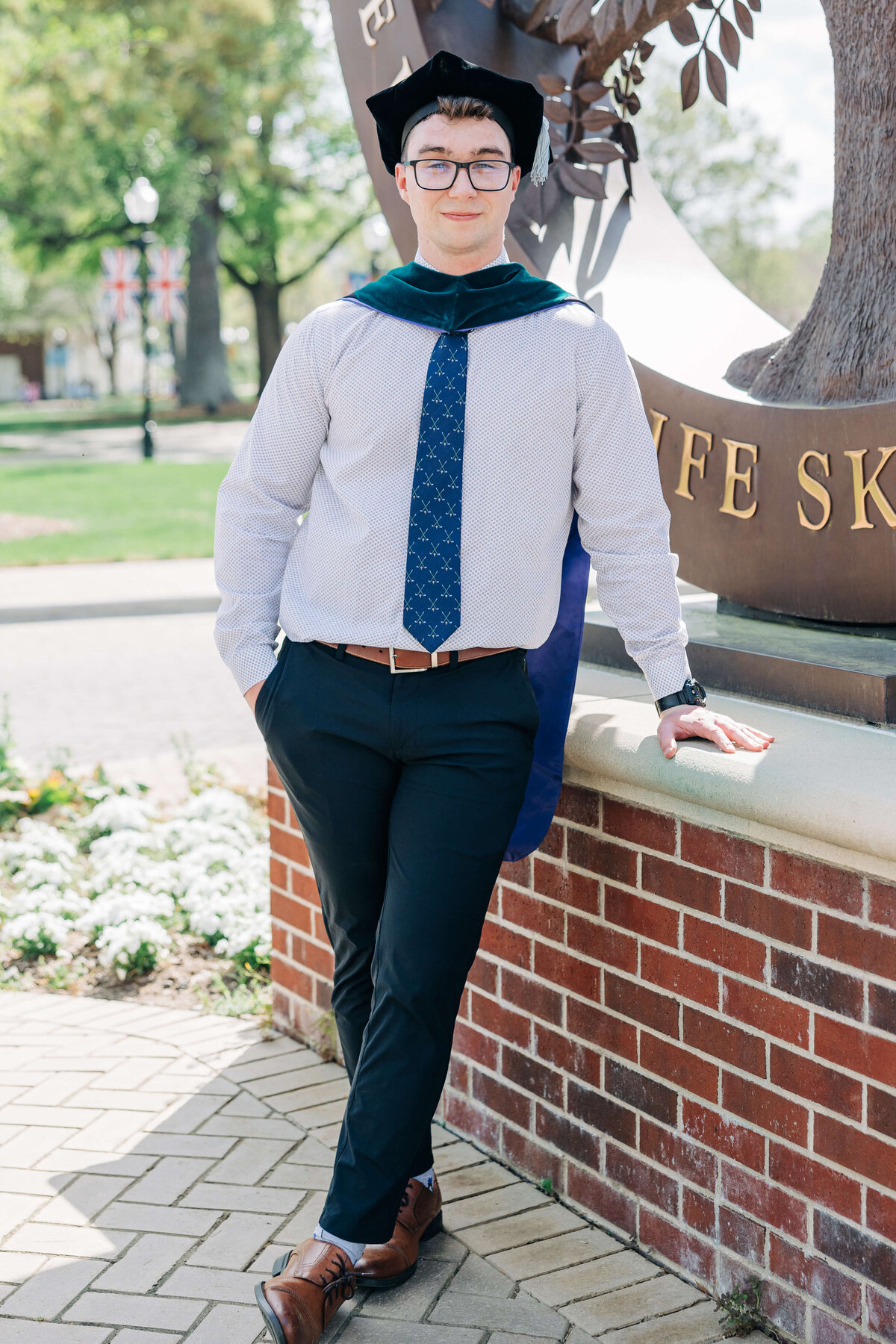 College-grad-looking-at-camera-High-Point-University