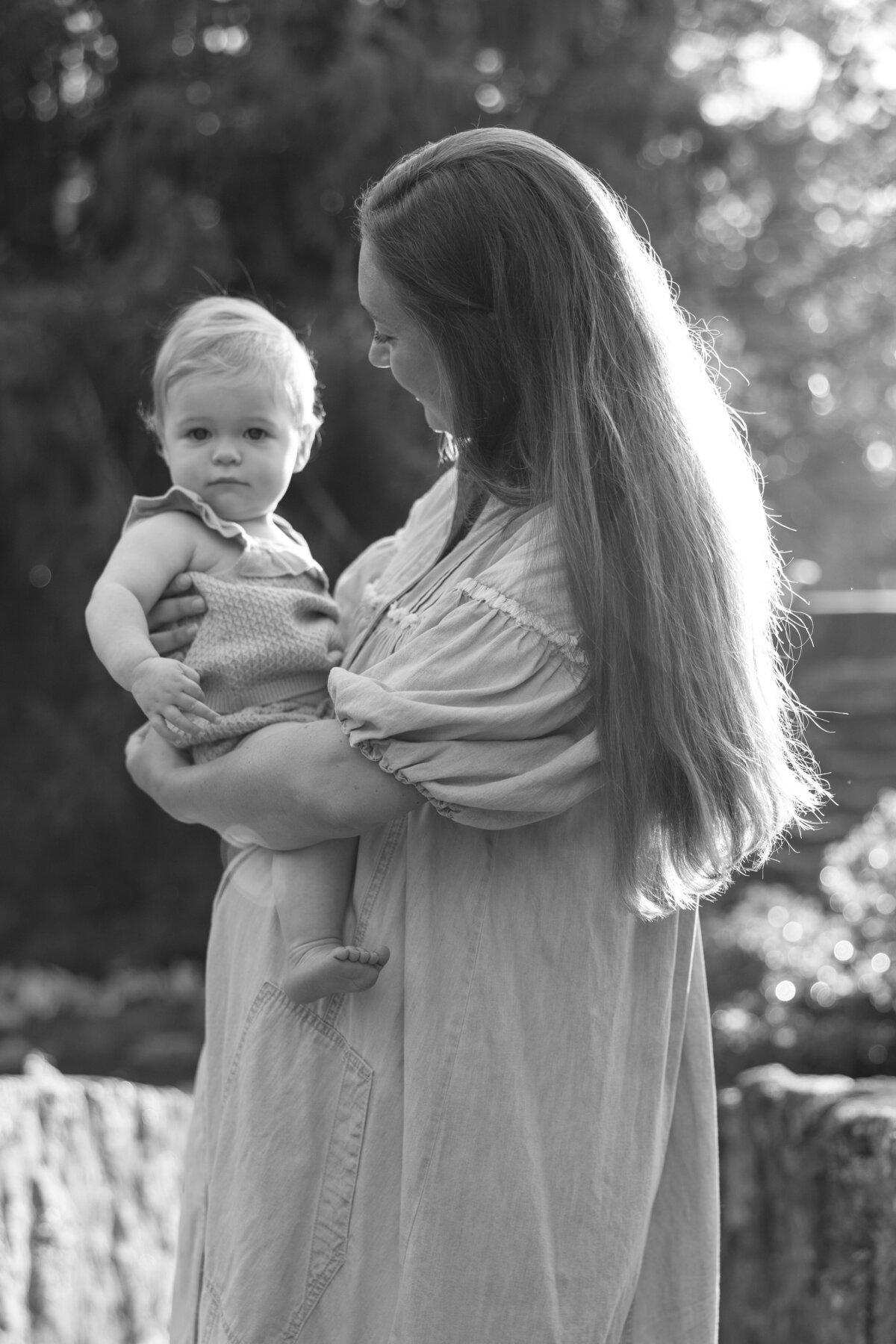 Downtown Greenville Rock quarry garden mommy and me photos