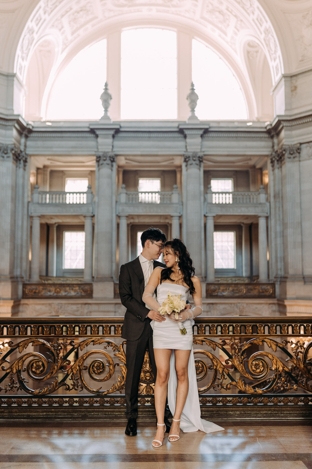 Joyce Li Photography Destination Wedding Elopement Engagement Lifestyle Portrait Photographer West Coast Seattle Washington California sfcityhallelopement-45