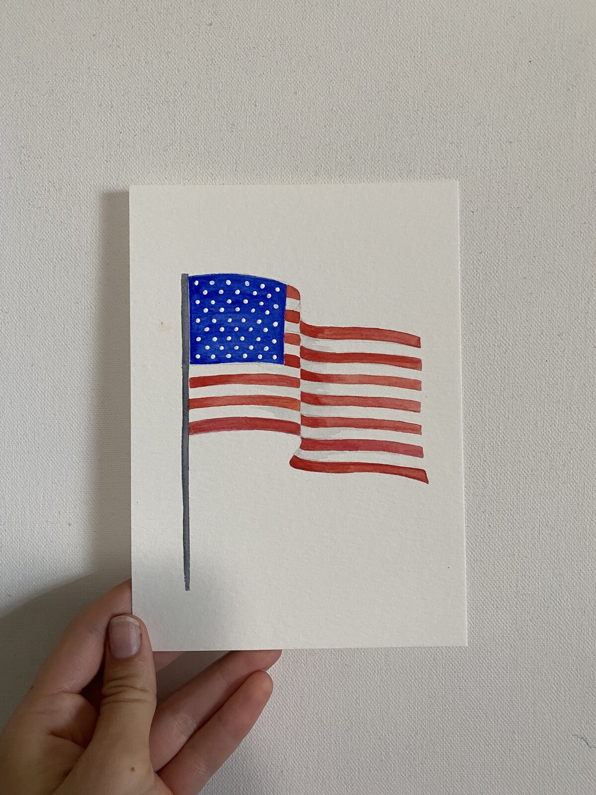 AmericanFlagPainting