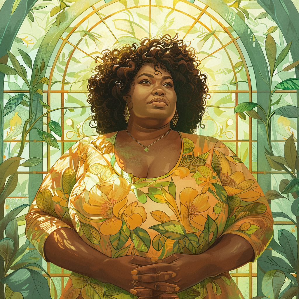 reigncongrejo_A_radiant_heavyset_Black_woman_with_deep_confid_8f1a0fef-2729-4547-80f5-37886409f205_2