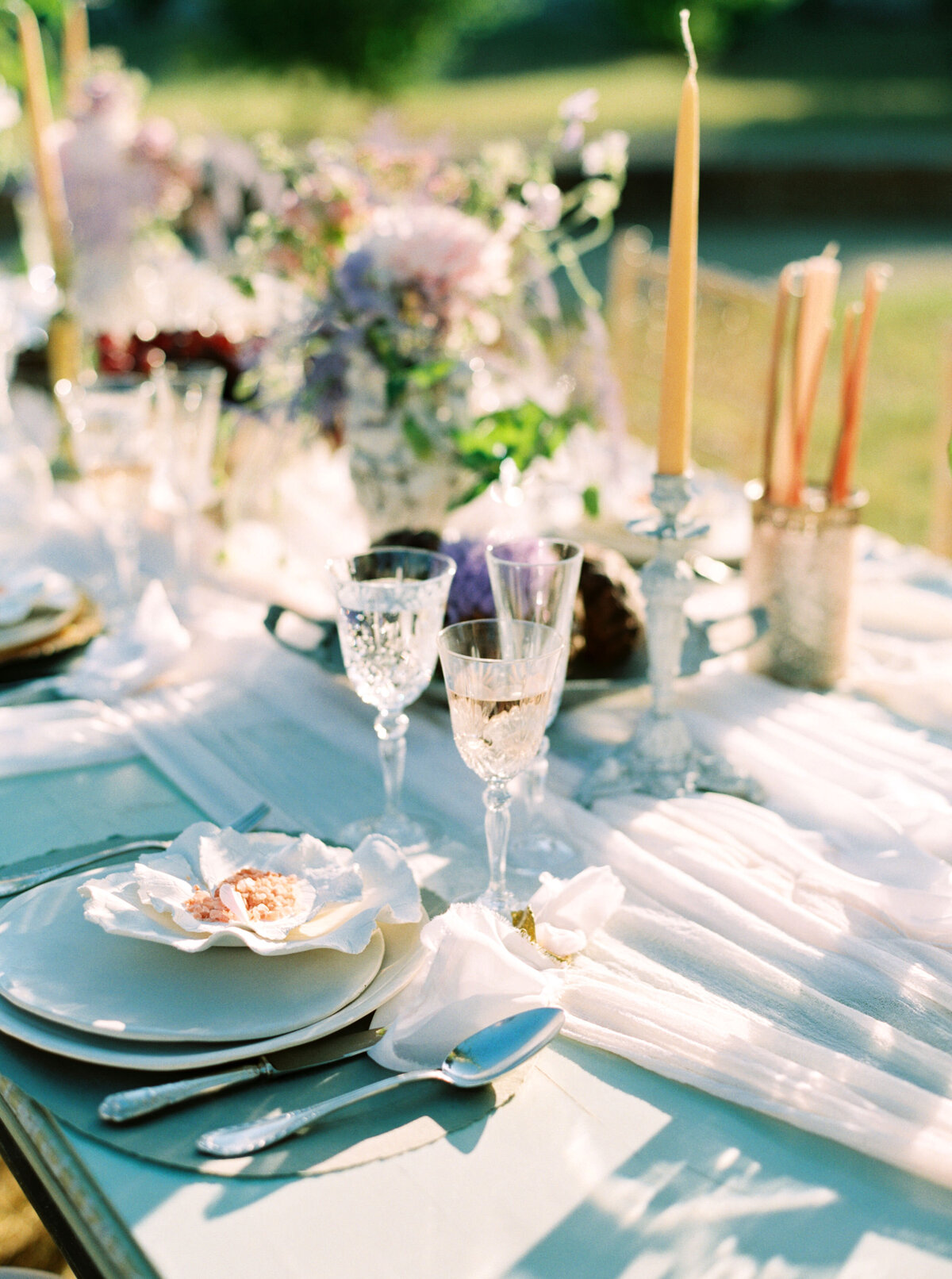Wedding editorial at Barjac Village and Chartreuse de Valbonne in Provence, France - 30