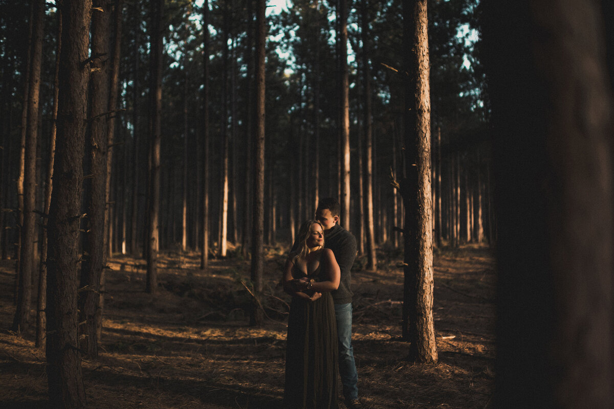 Intimate Forest Wedding Photo