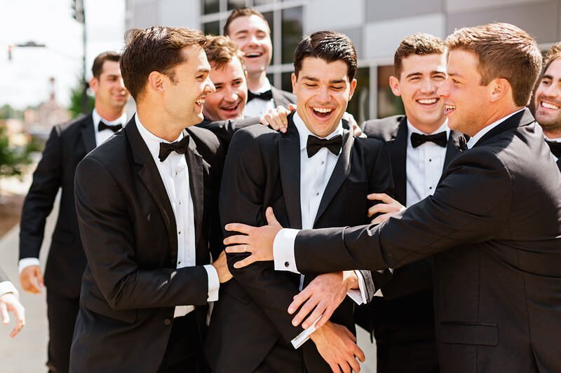 Classic Wedding at City Church of Evansville with Reception at ECC124