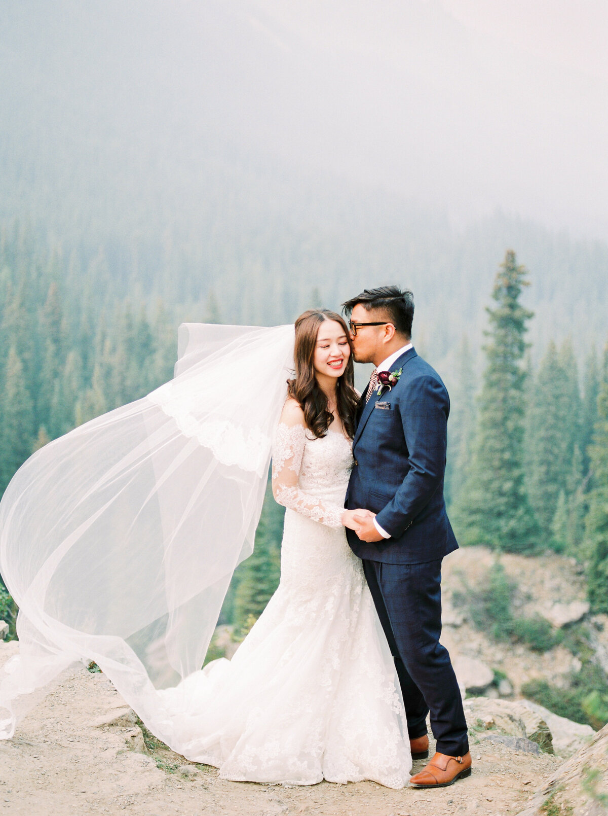 Classic bridal portrait captured by Minted Photography, fine art and romantic wedding photographer in Okanagan, BC. Featured on the Bronte Bride Vendor Guide.