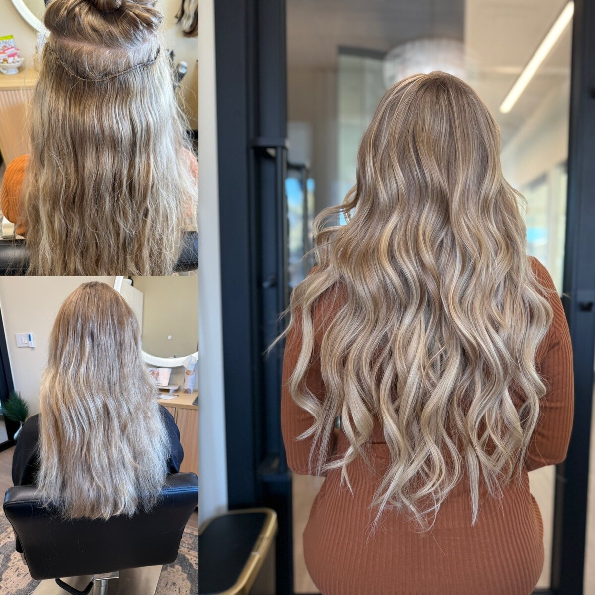 Perch Hair Studio - Lived-in Hair Grey Blending Color Extensions Boulder co Curl specialist in Boulder co - Portfolio 1