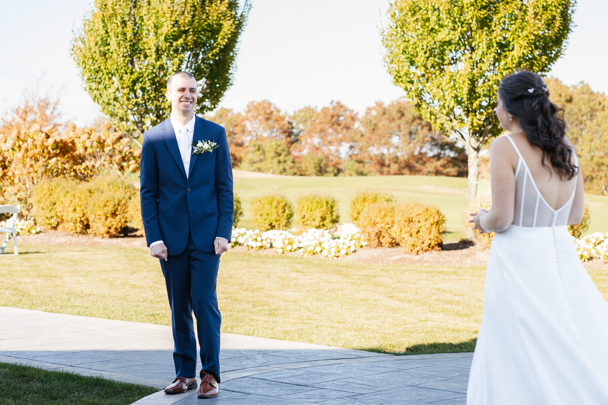 Romantic sunset photos of newlyweds at Waverly Oaks
