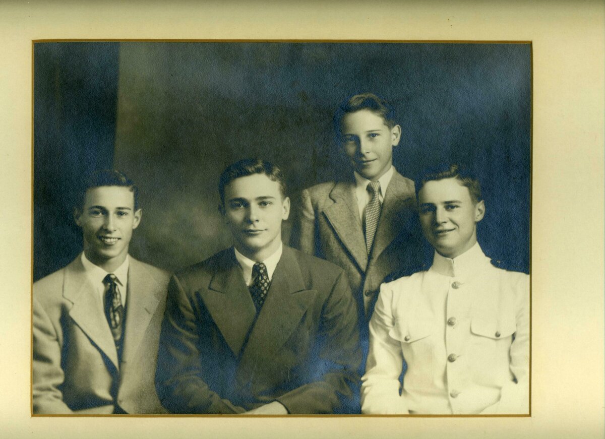28. Alex, Tom Bob and Bill in uniform