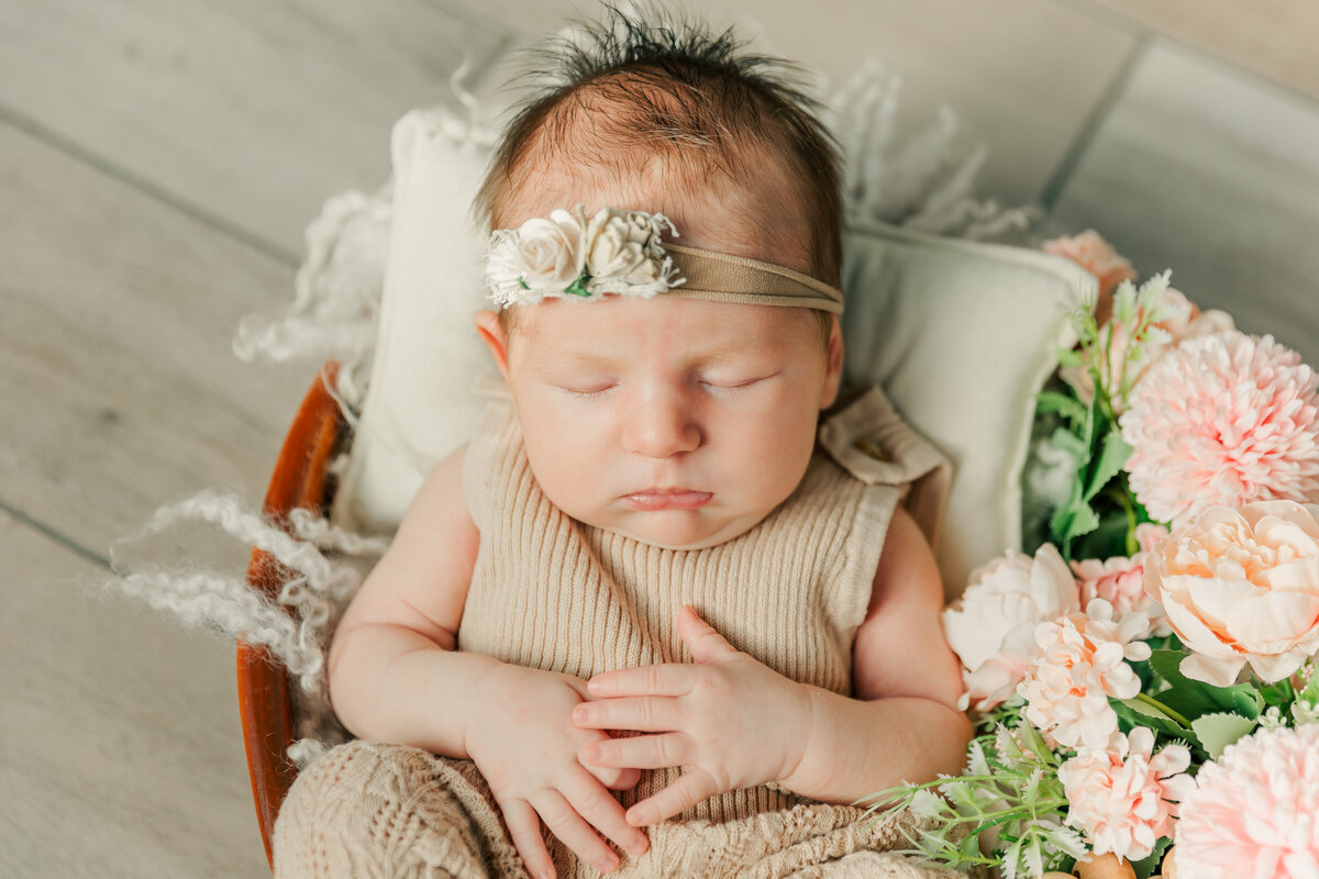 Clermont newborn photography in-home session experience