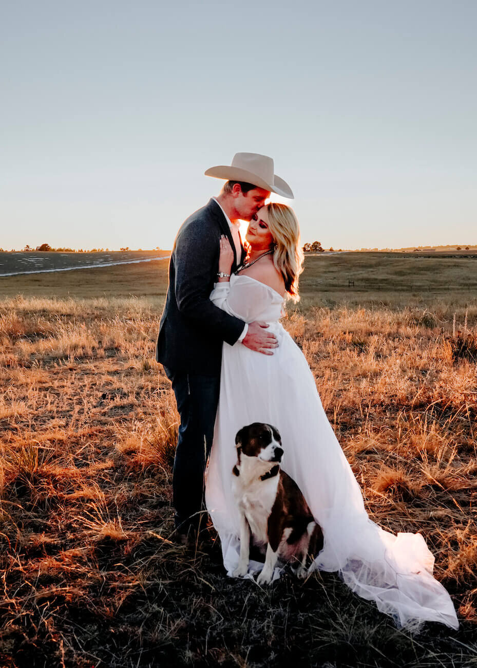 wedding photography denver colorado - bride and groom holding each other