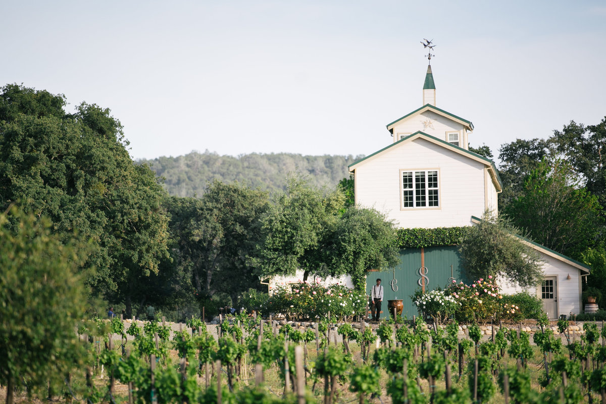 River Highlands Ranch Barn wedding  in the spring