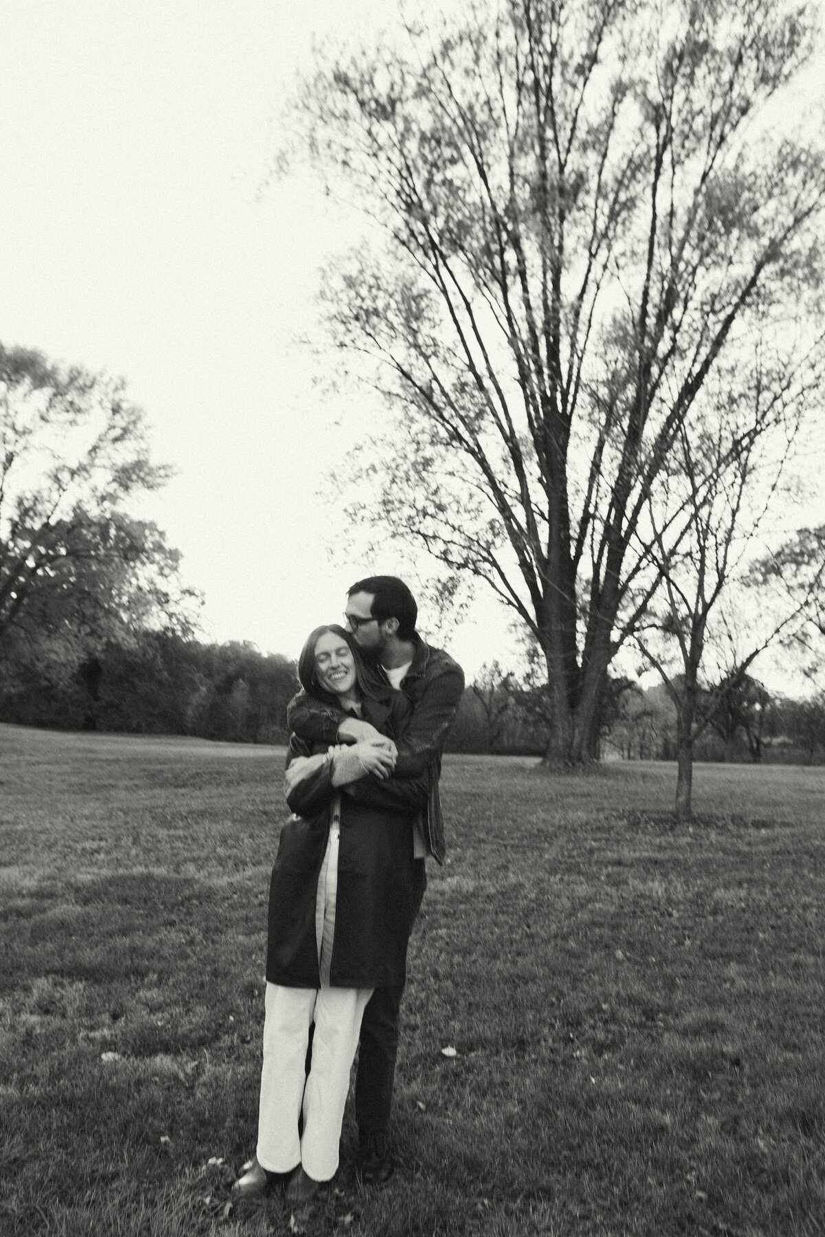 Romantic Autumn Couples Session at Stephens Lake Park Columbia MO110523--0026