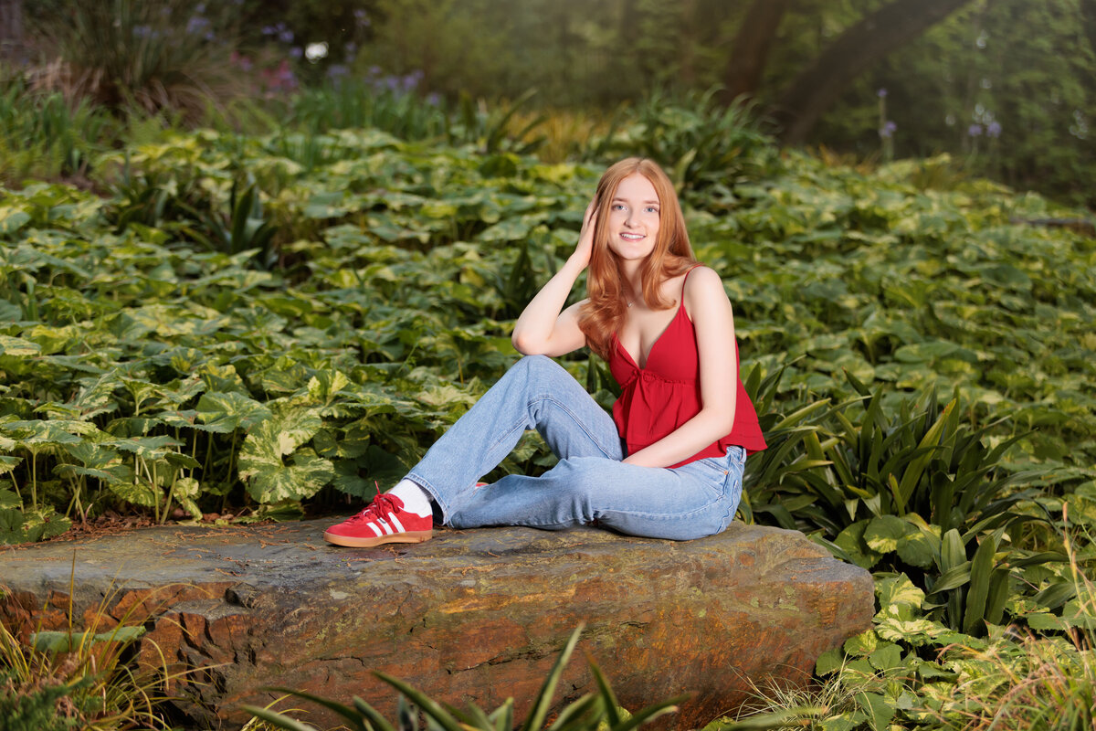 Duke Gardens Senior Portraits