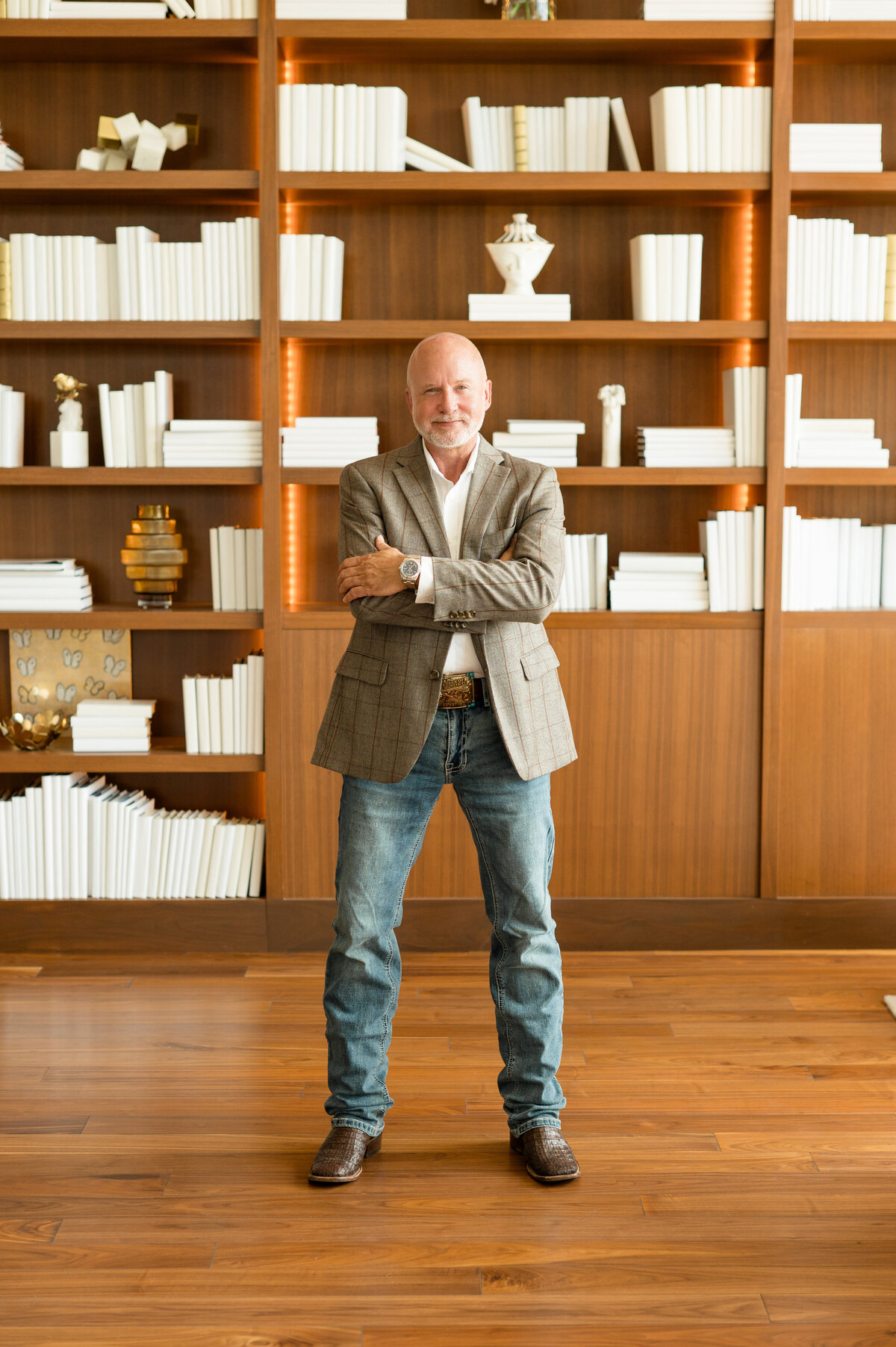 Indoor office branding portrait by Lissette G, professional photographer in Houston