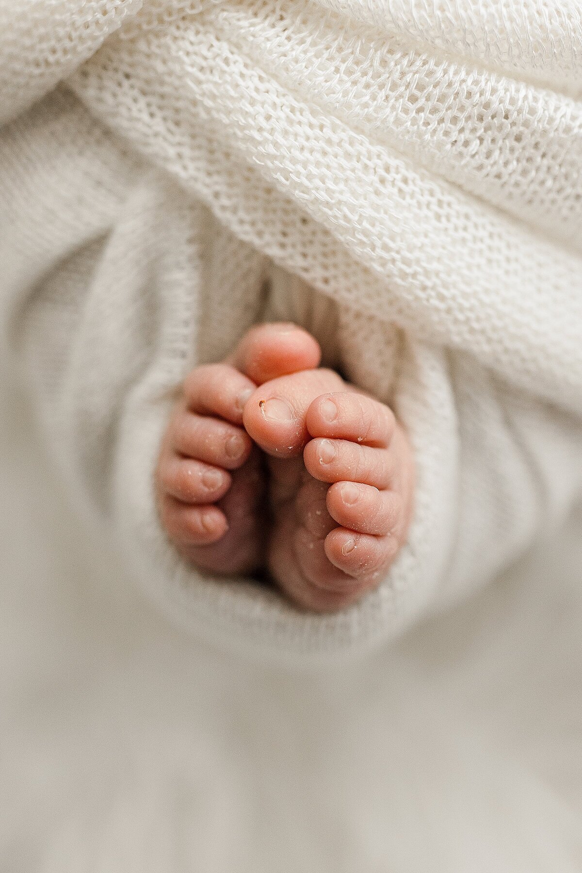 Baby toes photographed by Be Thou My Vision Photography