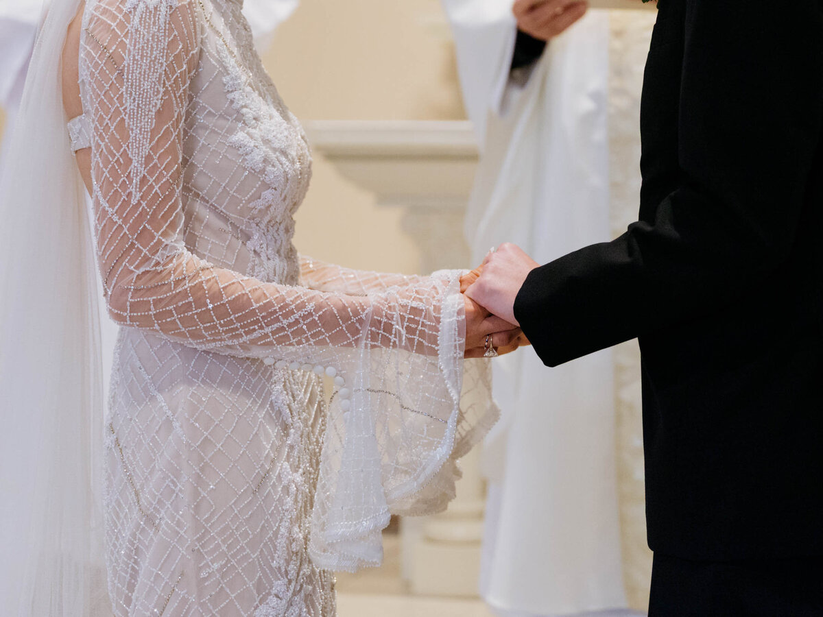 Holy Rosary church catholic wedding ceremony