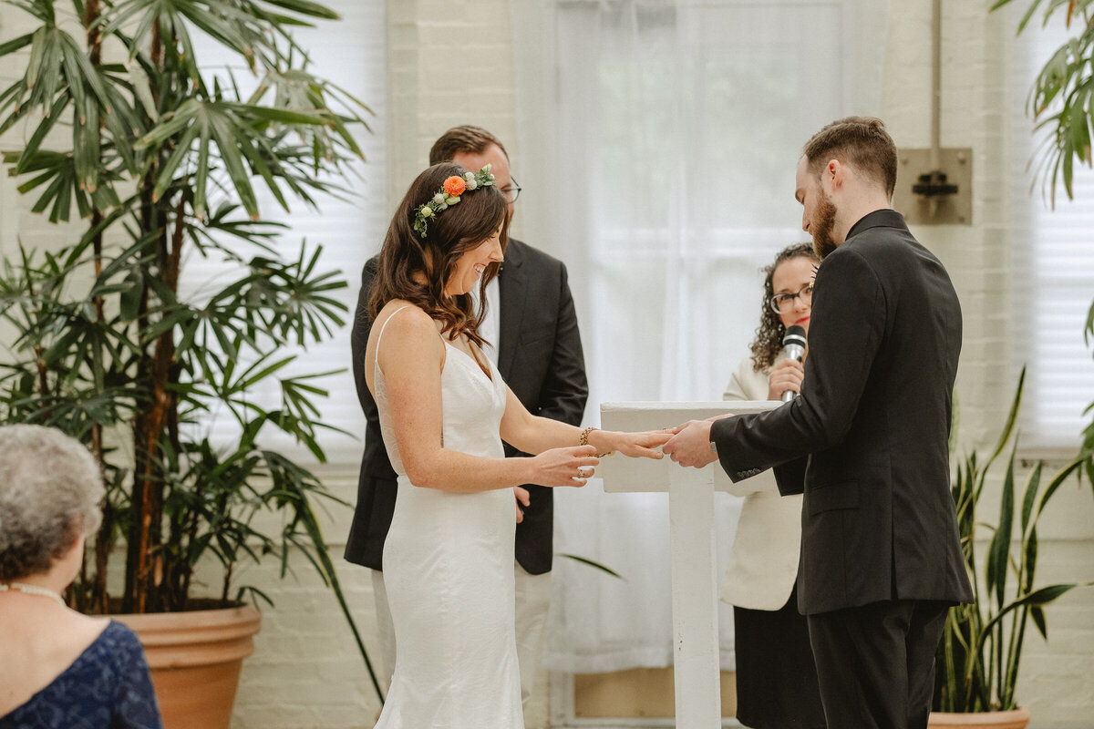 documentary photographer garden greenhouse wedding-105