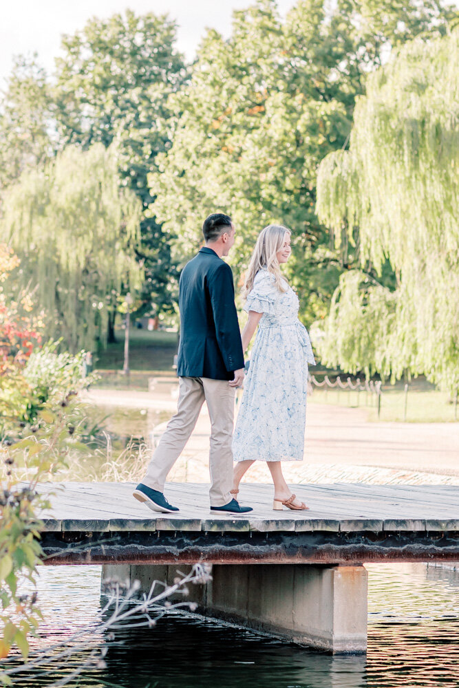 ENP - Garden Engagement Session with Willow Trees near ATL Georgia - Atlanta Wedding Photographer - Light and Airy Film Wedding Photographers in GA-1