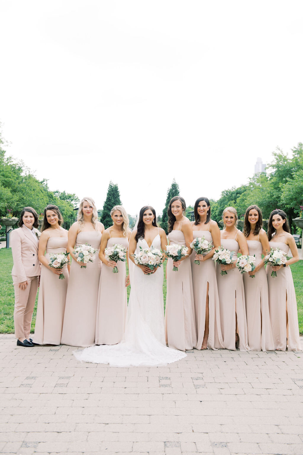 Chicago wedding party