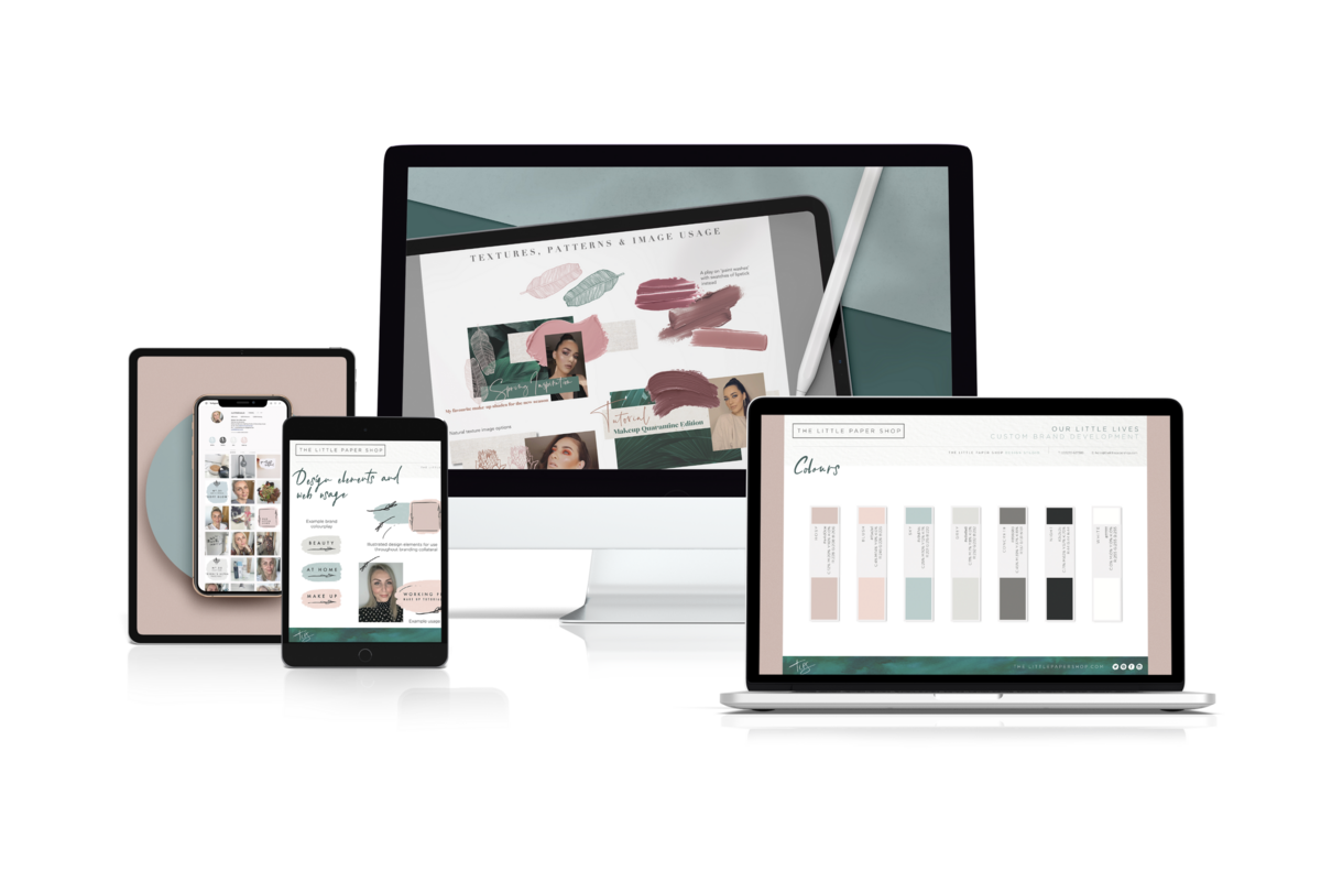 Branding Mock up - The Little Paper Shop