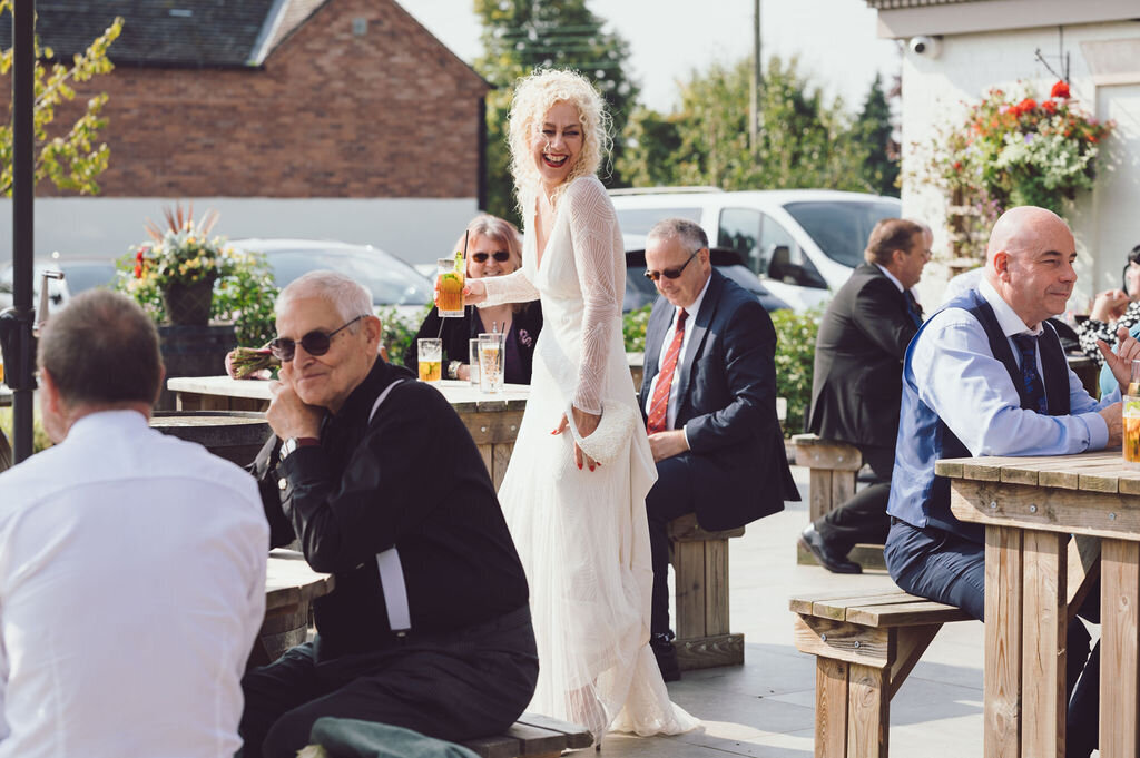 Your wedding day at the White Lion at Hankelow 3