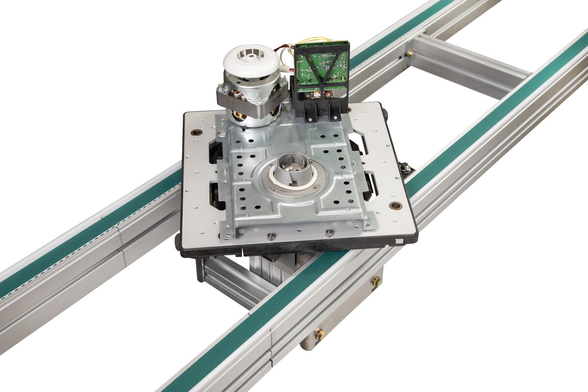DualMove Rotate with Product Conveyor Belt System by Conveyors & Equipment