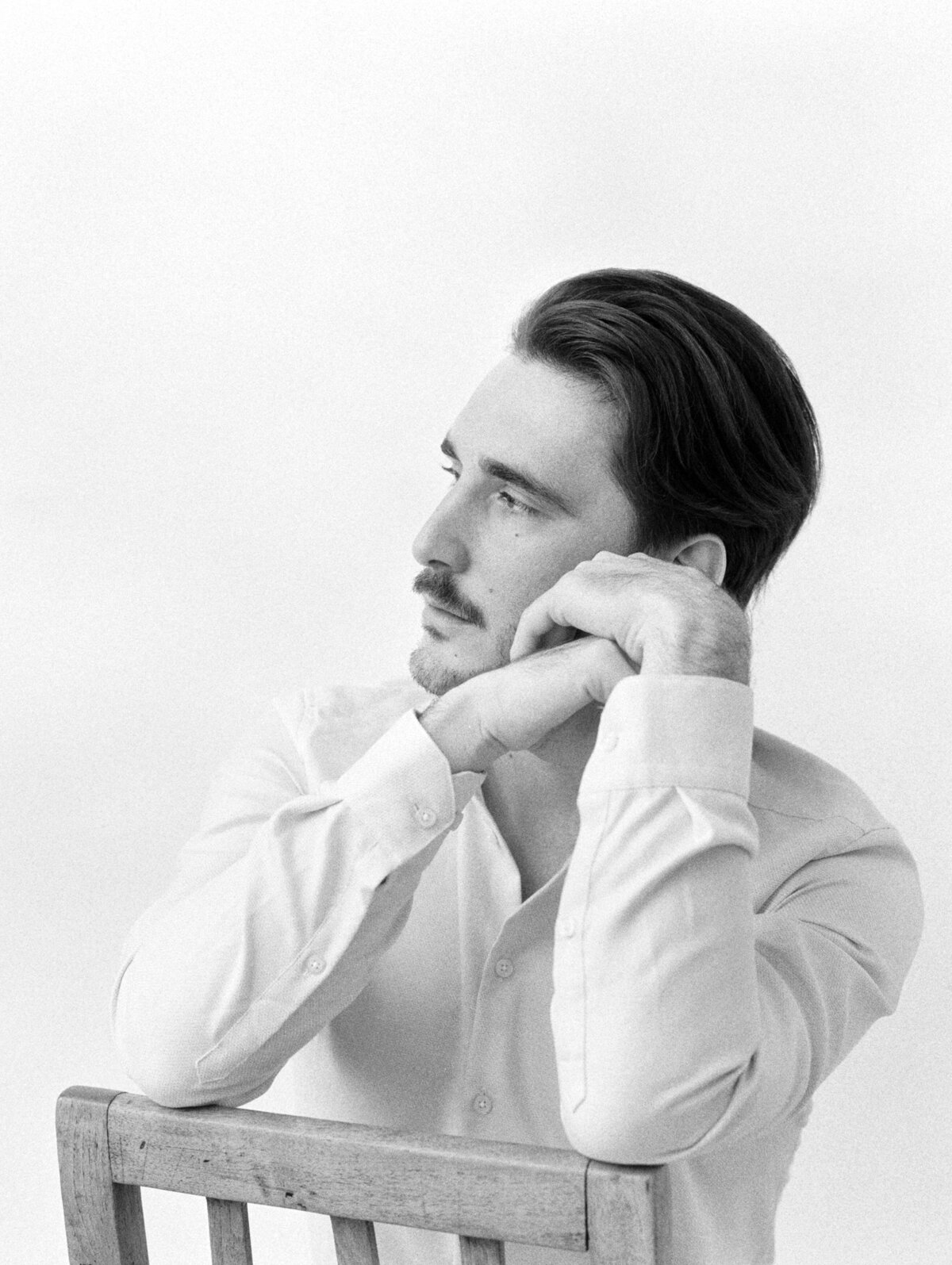 In-studio portrait photography session in Naters, Valais, Switzerland - 11