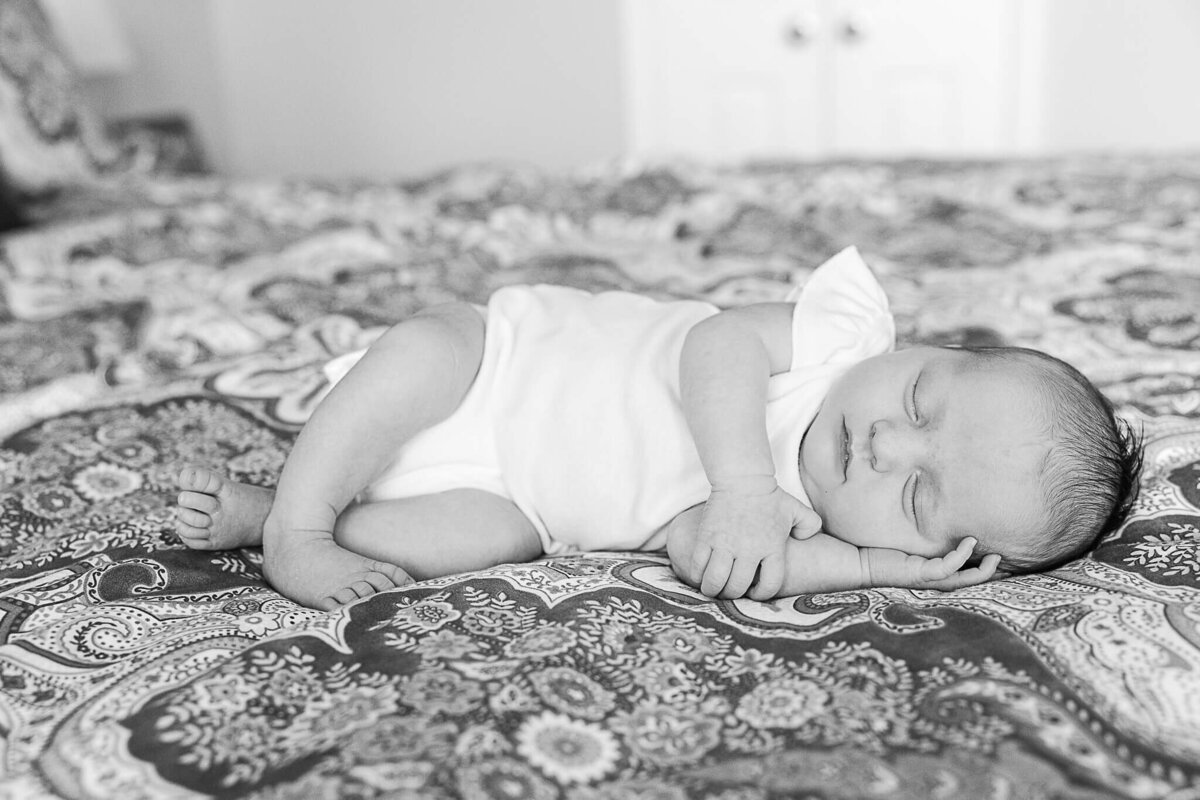 Black and White photo of baby boy.