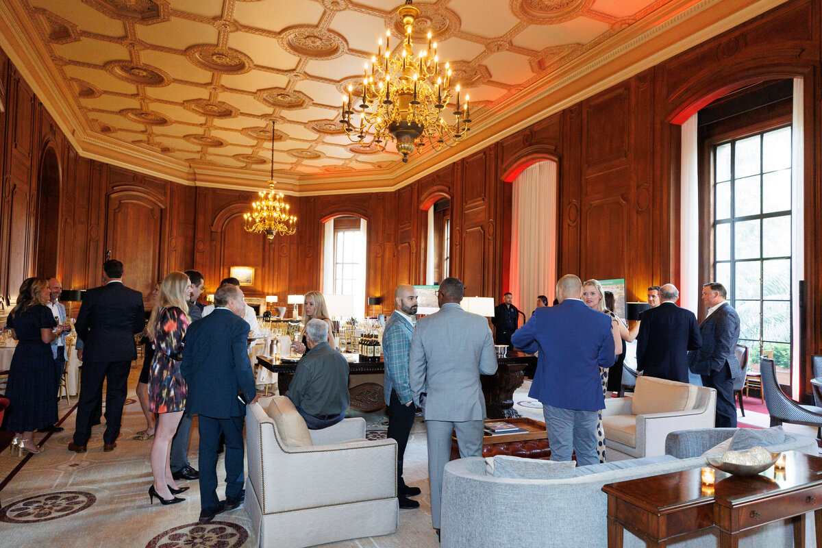 overview of the California club ballroom