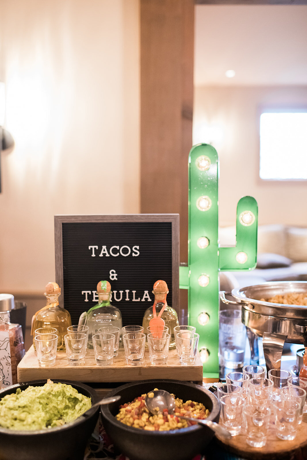 Tacos and Tequila Food Station