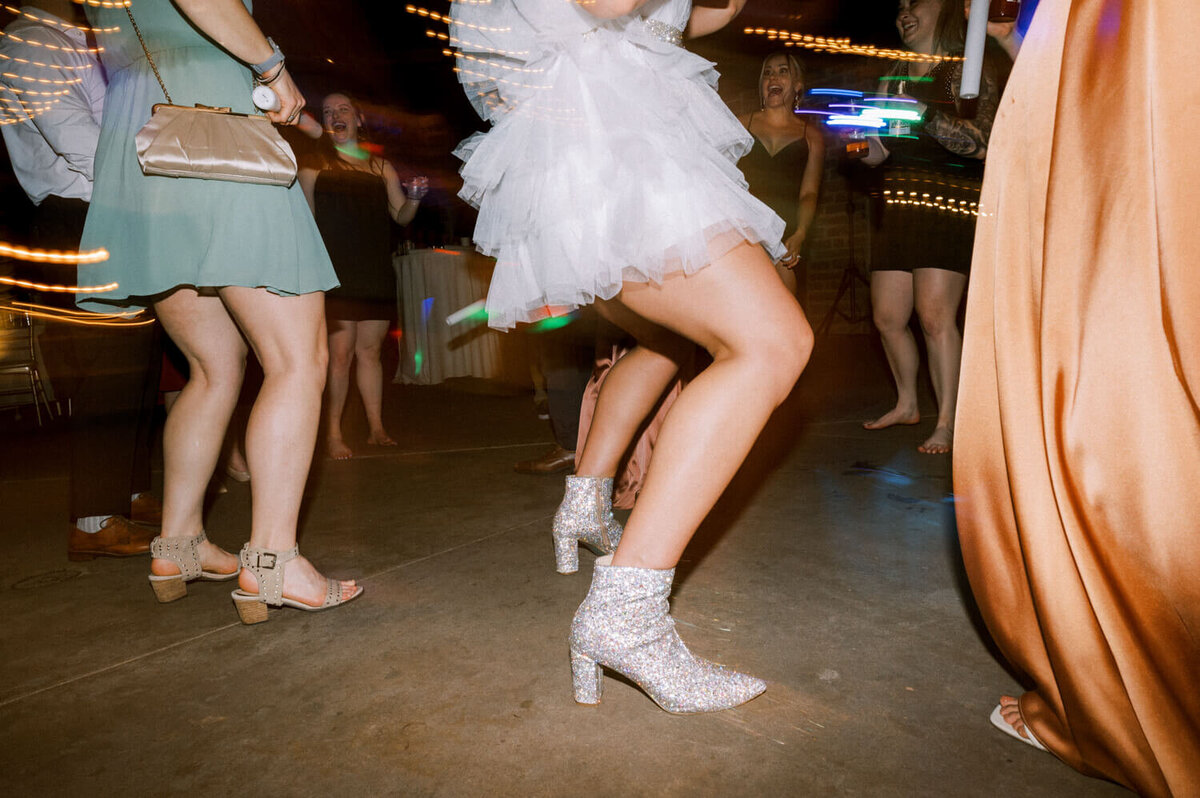reception-outfit-with-silver-glitter-booties