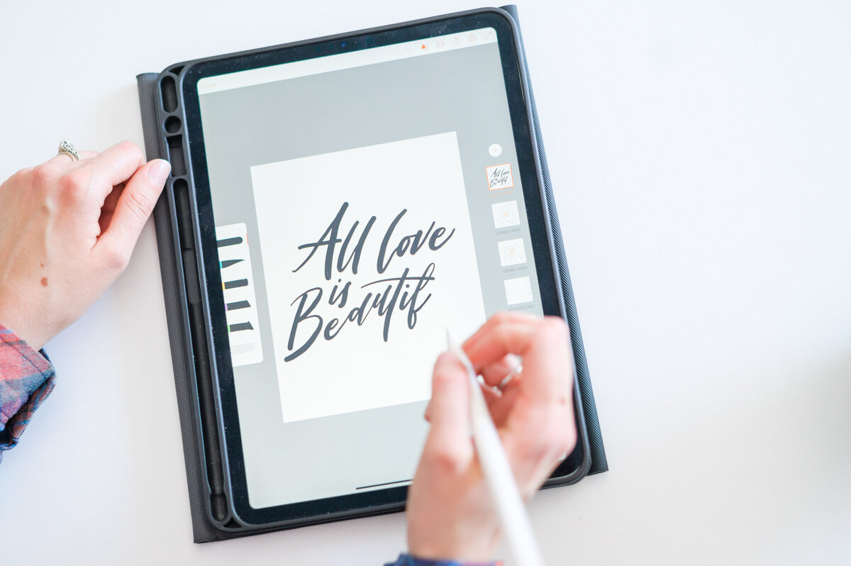 This custom personal brand session features an incredibly talented hand letterer located in Northern Virginia. We walked through her entire process from start to finish, featuring so many behind the scenes looks into her business.