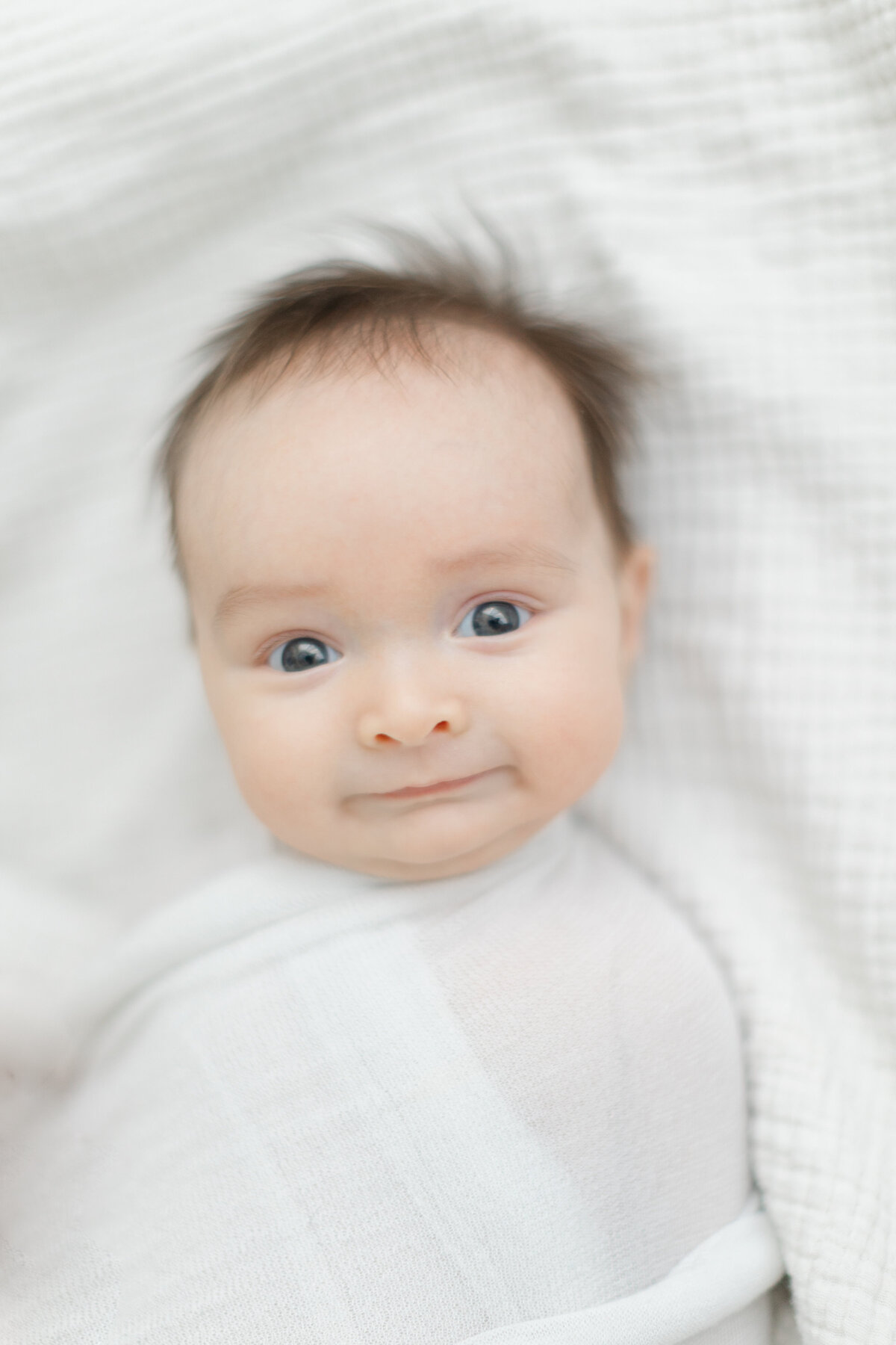 3 month baby milestone portrait session at Philadelphia photography studio - 8