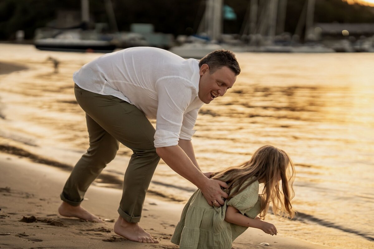 Brisbane-Family-Portrait-Maternity-Girl-on-Beach-during-Sunset-46