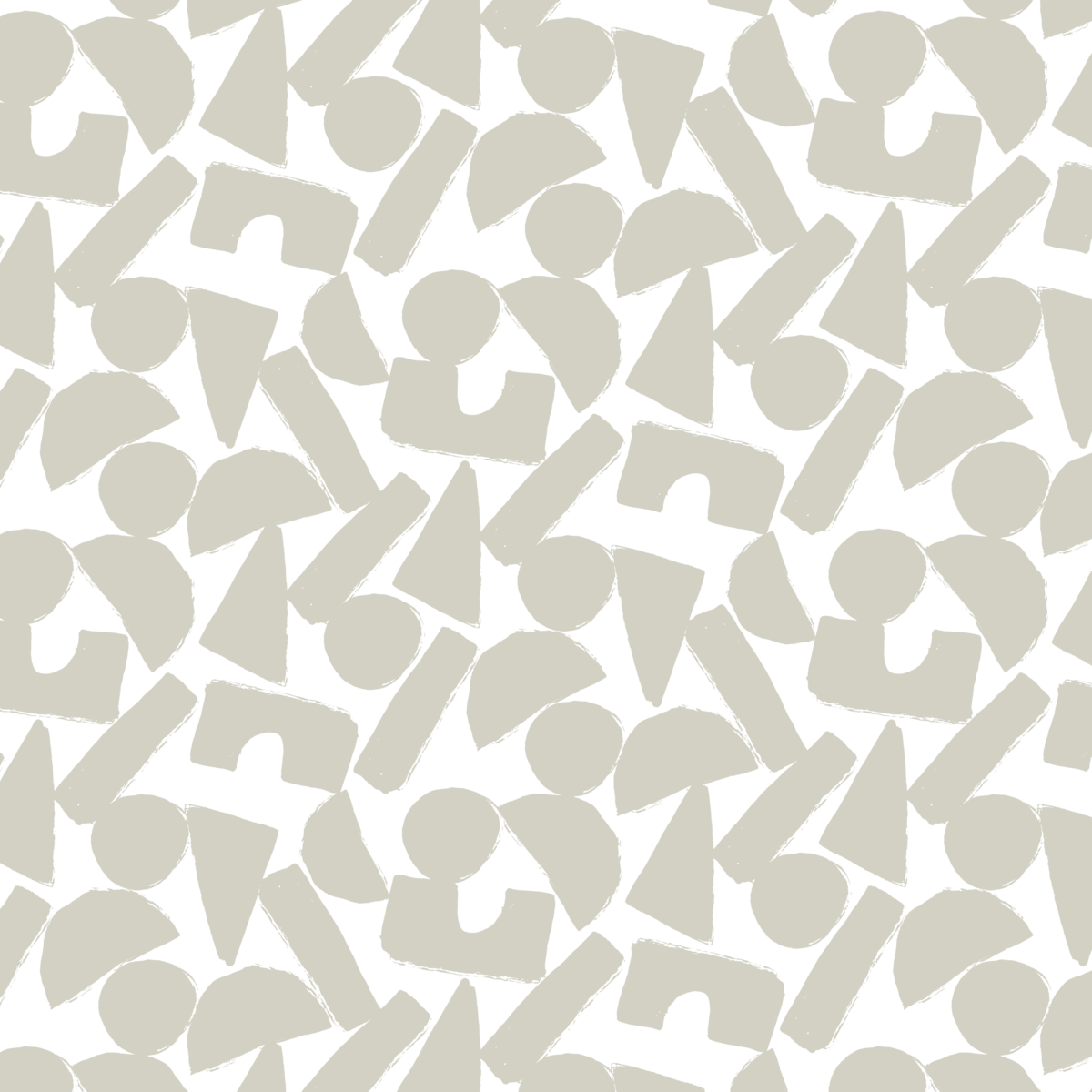 A pattern with shapes