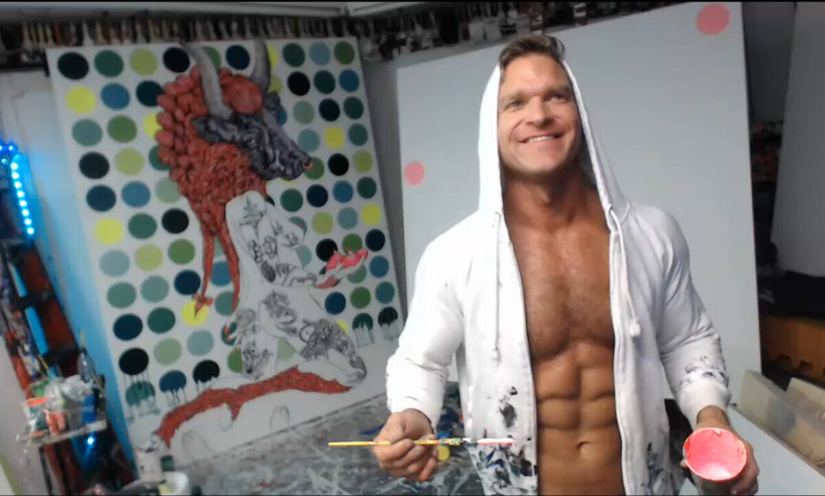 Brent Ray Fraser Live Art Studio Webcam 31
