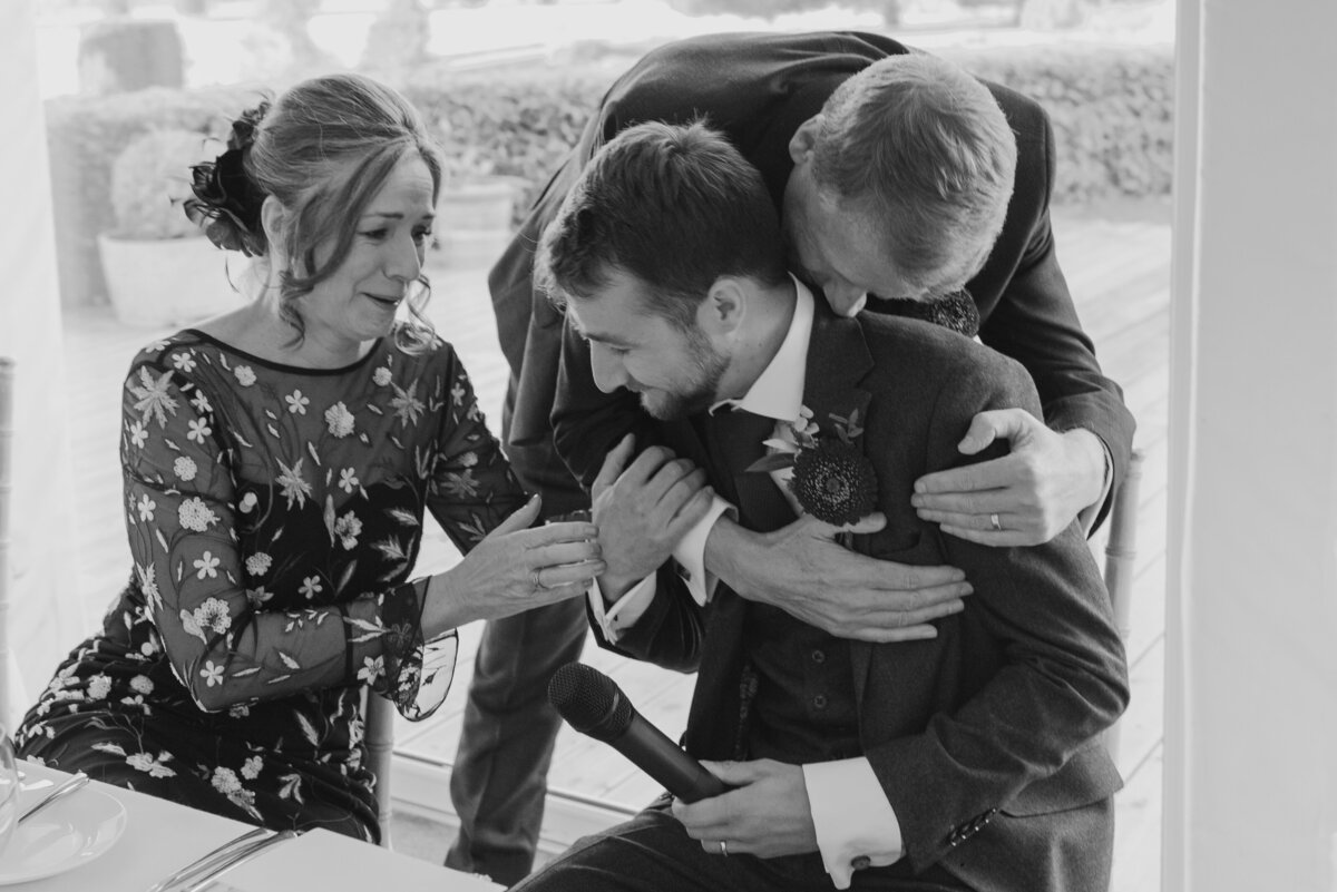 Emotional Wedding Speech by Cambridge Wedding Photographer - Damien Vickers-1
