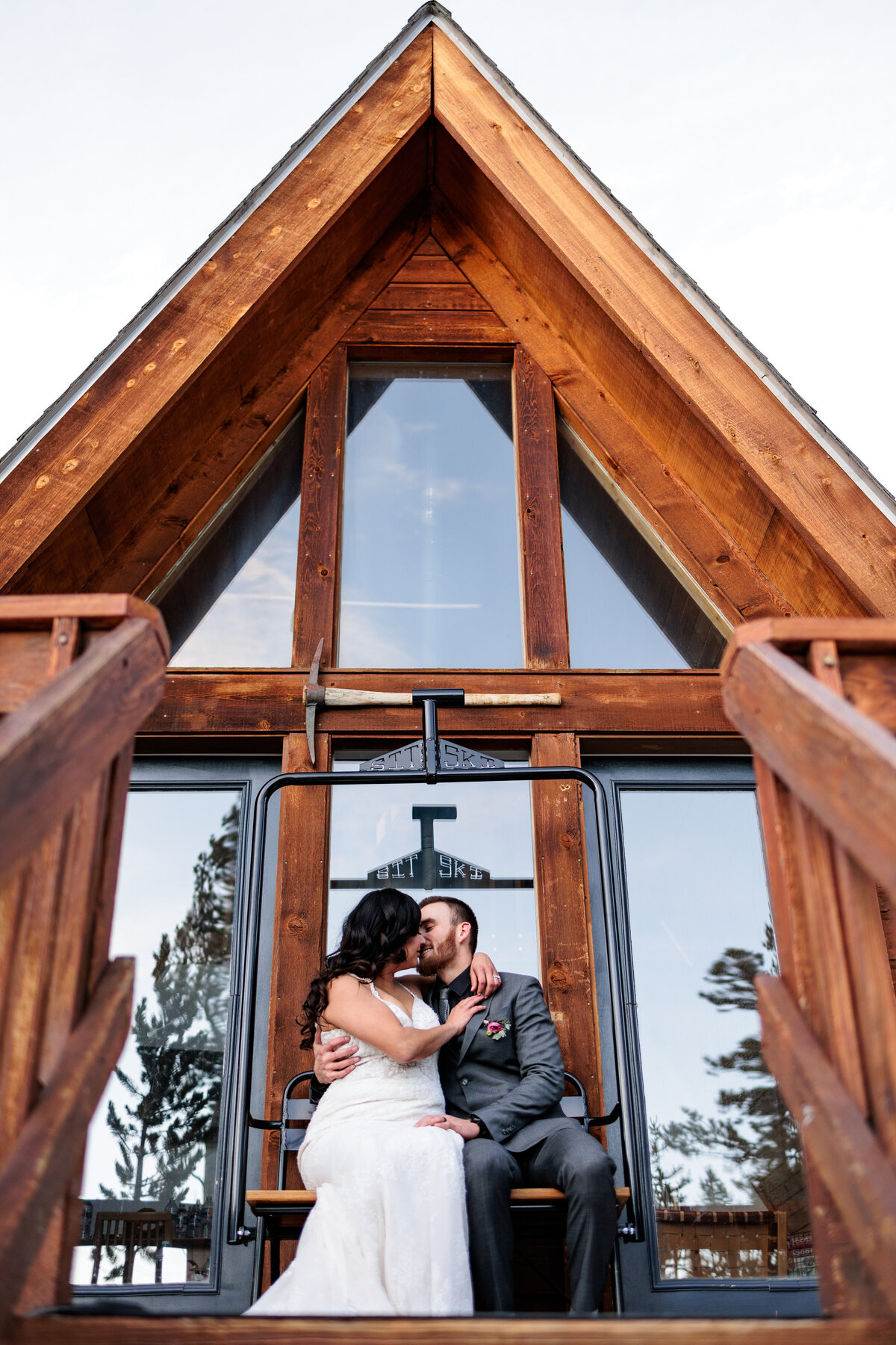 Colorado cabin elopement