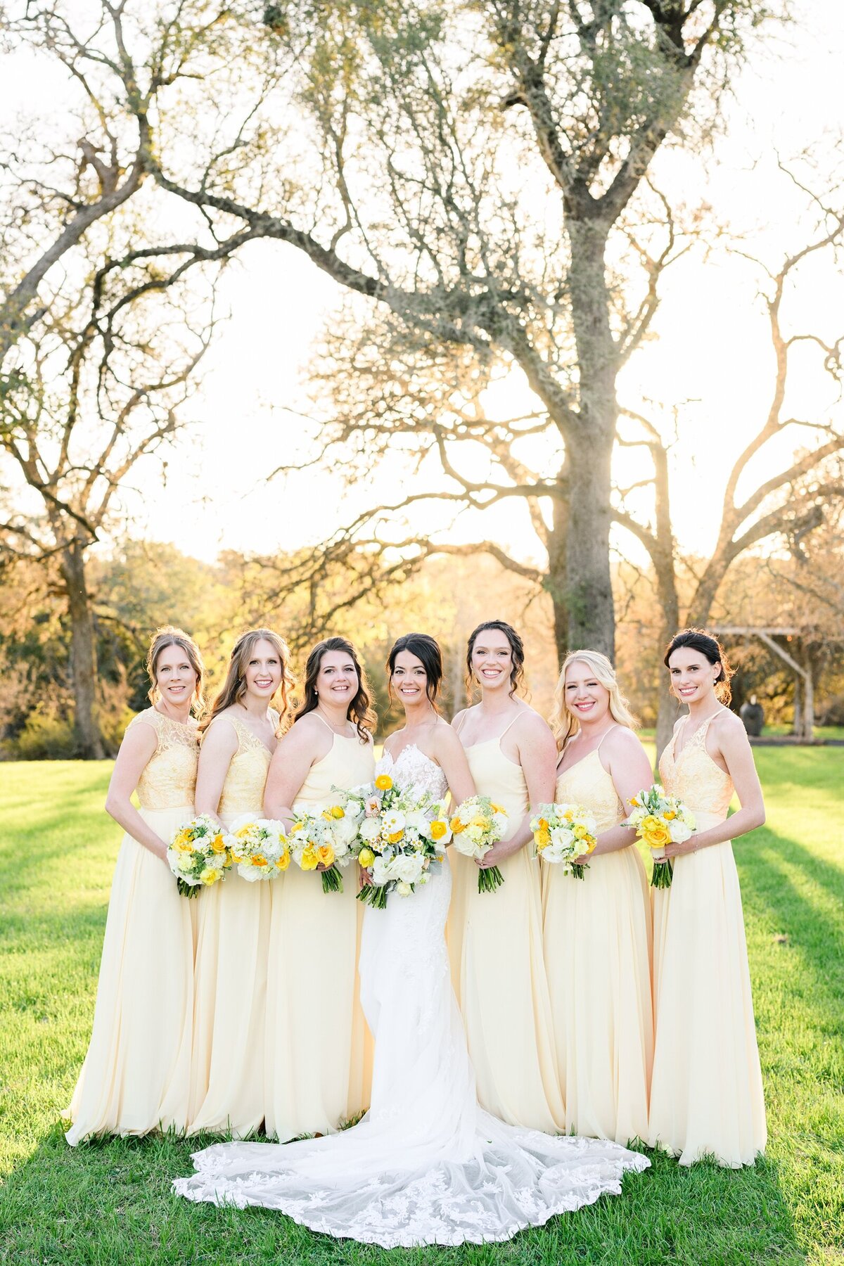 Buttercup Yellow Wedding at Pecan Springs Ranch in Austin Texas-33